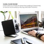 Kanto S2 Desktop Speaker Stands - Steel - Black