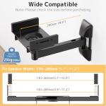 PUTORSEN Adjustable Wall Mount for Speakers - 2 Pack