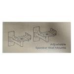 PUTORSEN Adjustable Wall Mount for Speakers - 2 Pack