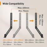 Adjustable Soundbar Mount Bracket for TVs