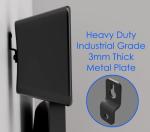 Universal Slim Speaker Wall Mount Brackets - 2 Pack