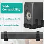 WALI Adjustable Soundbar Wall Mount Bracket 33 lbs