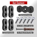 Universal Slim Speaker Wall Mount Brackets for Home Audio