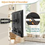 ELIVED Adjustable Soundbar TV Mount Bracket