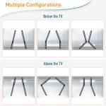 ELIVED Adjustable Soundbar TV Mount Bracket
