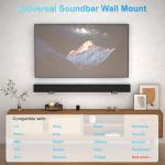 Adjustable Soundbar Wall Mount Bracket for TV