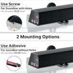 Universal Soundbar Wall Mount Bracket with Shelves
