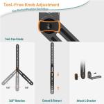 ELIVED Adjustable Soundbar TV Mount Bracket