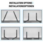 Soundbar TV Mount with Detachable Extension Plates