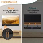 ELIVED Adjustable Soundbar TV Mount Bracket