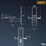 Universal Swivel Tilt Wall Mount for Speakers