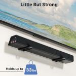 Universal Soundbar Wall Mount Bracket with Shelves