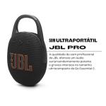 JBL Clip 5 Portable Bluetooth Speaker, Waterproof, Black