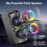 Powerful Portable Bluetooth Speaker with Deep Bass