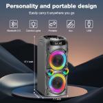 Powerful Portable Bluetooth Speaker with Deep Bass
