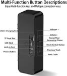 Portable Bluetooth Speaker with 3D Stereo Bass