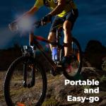 VOSFEEL Portable Bluetooth Speaker with LED Light