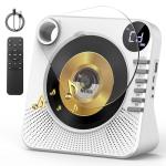 Greadio Portable Bluetooth CD Player with Speakers