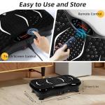 EVOLAND Vibration Fitness Machine with Bluetooth Speaker