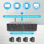 500W Wireless Bluetooth Karaoke Amplifier and Receiver