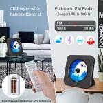 Bluetooth CD Player with Remote and FM Radio
