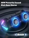RIENOK S11 Portable Bluetooth Speaker with 24H Playtime