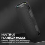 CYBORIS Portable Waterproof Bluetooth Speaker - 20W Sound