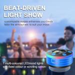 Dyurwa Waterproof Bluetooth Shower Speaker with LED Light