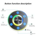 Dyurwa Waterproof Bluetooth Shower Speaker with LED Light