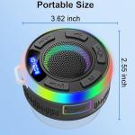 Waterproof Bluetooth Shower Speaker with LED Light