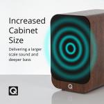 Q Acoustics 3010i Compact Bookshelf Speakers - Walnut Pair