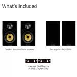 Fluance HiFi 2-Way Bookshelf Surround Sound Speakers