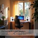 Compact 3" Bookshelf Speakers with Deep Bass