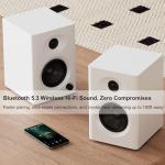 Compact 3" Bookshelf Speakers with Deep Bass