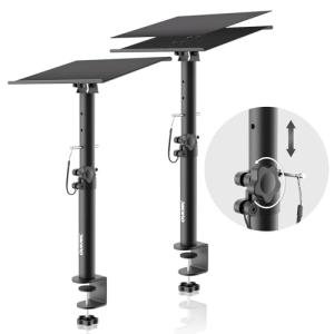 OUKMIC Heavy Duty Desktop Speaker Stand Pair