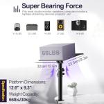 OUKMIC Heavy Duty Desktop Speaker Stand Pair