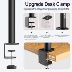 OUKMIC Heavy Duty Desktop Speaker Stand Pair