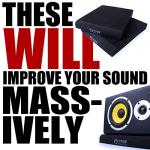 Small Acoustic Isolation Foam Pads for Speakers