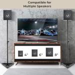 HOMFME Adjustable Height Floor Speaker Stands (Pair)