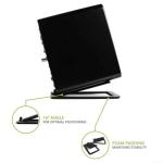 Feegow Adjustable Metal Speaker Stands - Pair