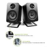 Feegow Adjustable Metal Speaker Stands - Pair