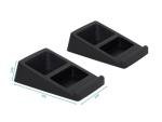 Monoprice Tilted Wedge Desktop Speaker Stands Pair
