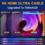 High-Speed 8K HDMI Cable 1M, 48Gbps