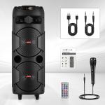 ZYMY 8'' Portable Bluetooth Party Speaker with Mic