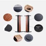 Wood Grain Speaker Stands - Heavy Duty Pair