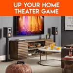 ECHOGEAR Universal Floor Speaker Stands with Iso Pads