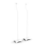 Universal Adjustable White Speaker Stands - Pair