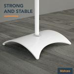 Universal Adjustable White Speaker Stands - Pair