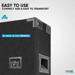 MAX28 Dual 8" Passive DJ Speakers Pair