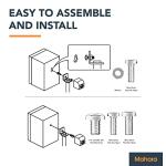 Universal Adjustable White Speaker Stands - Pair